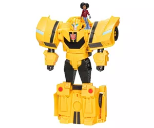 Transformers Toys EarthSpark Spin Changer Bumblebee & Mo Malto