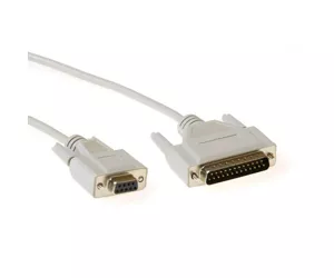 ACT Extension cable, 1:1 wired DB 25 Male - DB 9 Female 1.8m