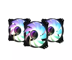 Zalman ZM-IF120 3pack+ ZM-4PALC controller 120mm Milky White aRGB Fan infinity effect