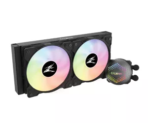 Zalman ALPHA24 Black CPU Liquid Cooler 280mm Radiator 2 x 140 mm Fan ARGB pump Dual