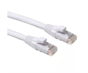 ACT White 1.50 metre UTP CAT6A patch cable snagless with RJ45 connectors