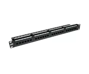 ACT Patchpanel CAT 6 UTP 24-ports with cable management bar