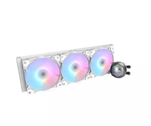 Zalman ALPHA36 White CPU Liquid Cooler 360mm Radiator 3 x 120 mm Fan ARGB pump Dual