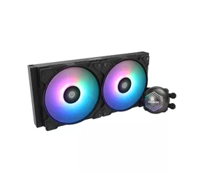 Zalman ALPHA28 Black CPU Liquid Cooler 280mm Radiator 2 x 140 mm Fan ARGB pump Dual