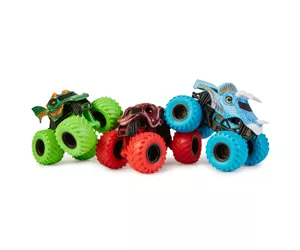 Monster Jam , Charged Beasts Set, Official Dragon, Octon8er, Jurassic Attack 1:64 Scale Die-Cast Monster Trucks, Kids Toys for Boys and Girls Ages 3 and up