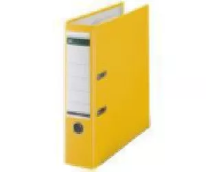 Leitz Plastic Lever Arch File A4 80mm 180° Yellow