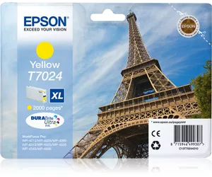Epson Eiffel Tower WP4000/4500 Series Ink Cartridge XL Yellow 2k