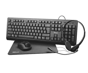 Trust Primo keyboard Mouse included USB QWERTY Nordic Black