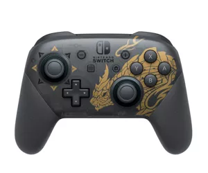 Nintendo Pro Controller Monster Hunter Rise Edition Черный, Золото Bluetooth Геймпад Аналоговый/цифровой Nintendo Switch