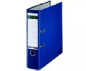 Leitz Plastic Lever Arch File A4 80mm 180° Blue ring binder