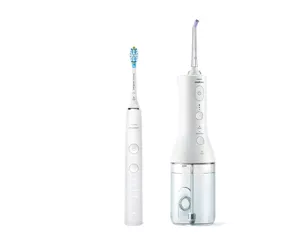 Philips DiamondClean 9000 HX3866/41 Electric toothbrush & cordless water flosser bundle