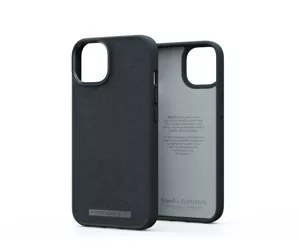 Njord byELEMENTS Suede Comfort+ Case - iPhone 14 - Black