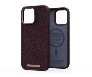 Njord byELEMENTS Salmon Leather Magsafe Case - iPhone 14 Pro Max - Rust