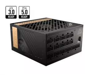 MSI MEG AI1300P PCIE5 power supply unit 1300 W 24-pin ATX ATX Black