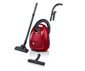 Bosch Serie 4 BGD38RD1H dulkių siurblys 4 L Būgninis siurblys Sausa 600 W Dulkių maišas