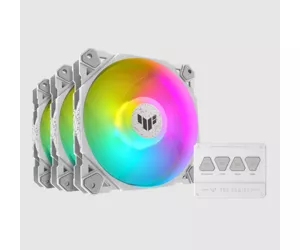 ASUS TUF GAMING TF120 ARGB WHITE EDITION 3IN1
