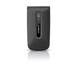 Emporia FLIP 5,59 cm (2.2") 85 g Черный Телефон для пожилых людей