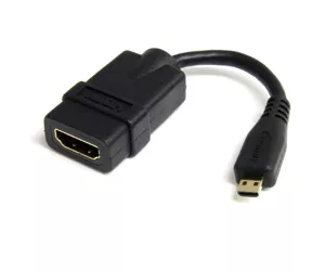 StarTech.com 12cm High-Speed HDMI Adapterkabel - HDMI auf Micro HDMI - Buchse/Stecker