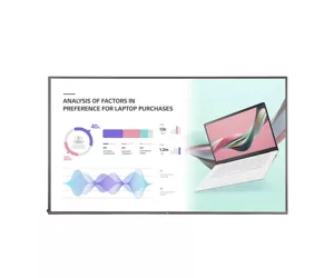 LG 75UH5J-H Signage-Display Digital Beschilderung Flachbildschirm 190,5 cm (75") LED WLAN 500 cd/m² 4K Ultra HD Schwarz Web OS 24/7