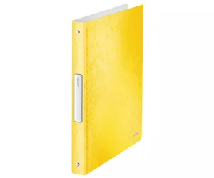 Leitz WOW ring binder A4 Yellow