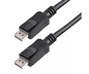 StarTech 1ft DisplayPort 1.2 Cable - 4K Ultra HD DP to DP Cable with Latching Connectors