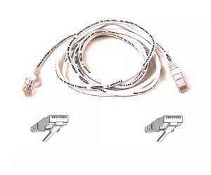 Belkin RJ45 CAT-6 Snagless UTP Patch Cable 3m white
