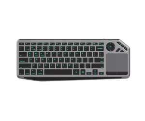 Techly ICTB9801TB klaviatūra RD belaidis ryšys + „Bluetooth“ QWERTY Anglų (JAV) Juoda