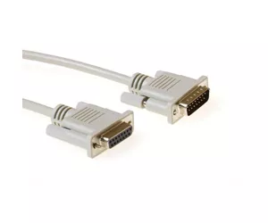 ACT Serial 1:1 connection cable D-sub 15-pin male - D-sub 15-pin femaleSerial 1:1 connection cable D-sub 15-pin male - D-sub 15-pin female