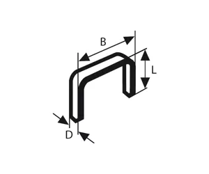 Bosch Fine Wire Staples, Type 53: