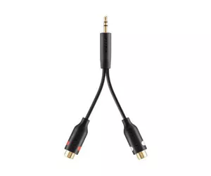 Belkin Audio Adapter 3.5mm/2xRCA M/F 0.1m
