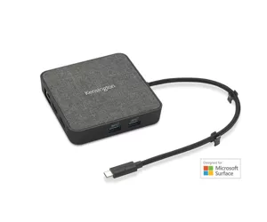 Kensington MD125U4 Vielinis USB4 Juoda, Pilka