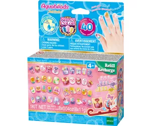 Aquabeads 35007 накладной ноготь Ногти пальцев рук Разноцветный Одноцветный 40 шт Коробочная версия