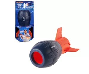 Aerobie Super Sonic Fin Catch Football Toy, Aerodynamic Russel Wilson Football Toys with Soft Construction, Outdoor Games for Kids Aged 8 & Up, Blue/Orange