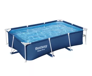 Bestway Steel Pro Rectangle Above Ground Pool 2.59 m x 1.70 m x 61 cm