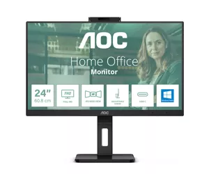 AOC 24P3CW PC lamekuvar 60,5 cm (23.8") 1920 x 1080 pikslit Full HD LED Must