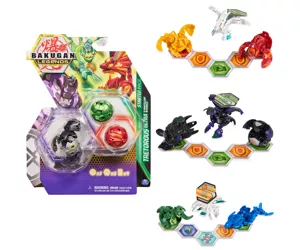Bakugan Legends Starter 3-Pack, Sairus Ultra with Auxillataur and Cycloid, Collectible Action Figures, Ages 6 and Up