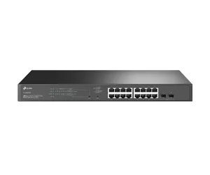 TP-Link TL-SG2218P сетевой коммутатор L2/L2+ Gigabit Ethernet (10/100/1000) Питание по Ethernet (PoE) 1U Черный