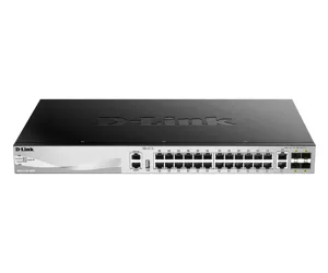 D-Link DGS-3130-30TS/E сетевой коммутатор Управляемый L3 Gigabit Ethernet (10/100/1000) Серый