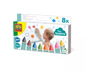 SES Creative Tiny Talents Bath crayons - 8 colours