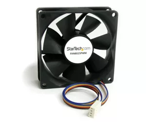 StarTech.com 80x25mm Computer Case Fan with PWM – Pulse Width Modulation Connector