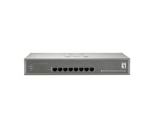 LevelOne 8-Port Gigabit PoE Switch, 802.3at/af PoE, 240W