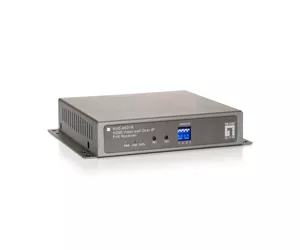 LevelOne HVE-6601R AV pagarinātājs AV uztvērējs Pelēks