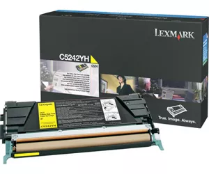 Lexmark Yellow High Yield Toner Cartridge for C524