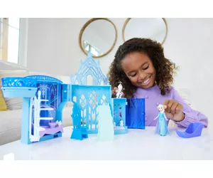 Mattel Doll + Small Playset - Elsa nukumaja