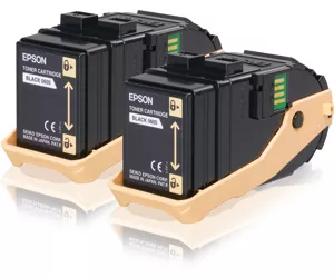 Epson AL-C9300N Double Pack Toner Cartridge Black 6.5kx2