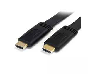 StarTech.com 5m Flat High Speed HDMI® Cable with Ethernet - Ultra HD 4k x 2k HDMI Cable - HDMI to HDMI M/M