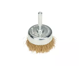 Bosch Wire Cup Brushes, Crimped Wire, Brass-Coated