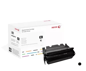 Xerox Black toner cartridge. Equivalent to Lexmark T650H11E, T650H21E. Compatible with Lexmark T650, T652, T654, T656