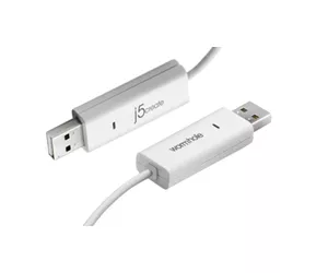 j5create JUC100 USB kabelis 1,2 m USB 2.0 USB A Balts