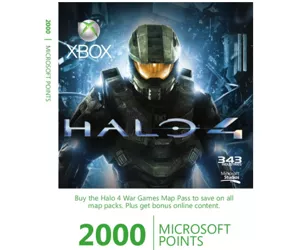 Microsoft Xbox 360 LIVE 2000 Points Halo 4